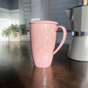 Pink Heart Patterned Mug